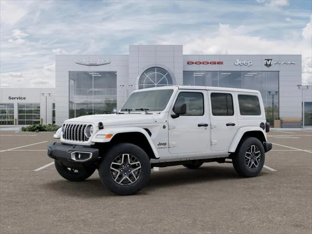 New 2026 Bright White Clear-Coat Exterior Paint Jeep Sahara image 24