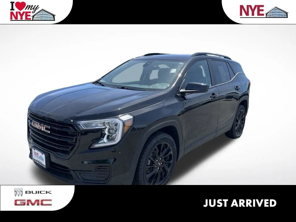 Used 2023 Ebony Twilight Metallic GMC SLE image 1