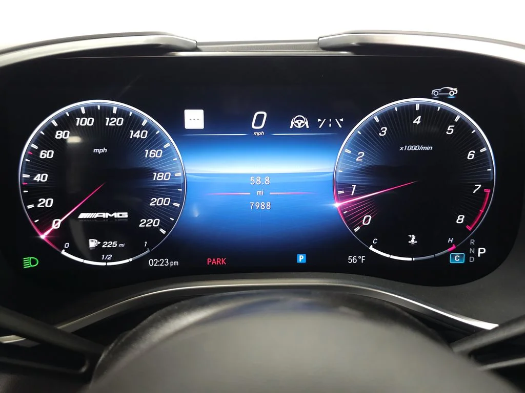 Used 2022 MANUFAKTUR Moonlight White Magno Mercedes-Benz SL 63 AMG® image 15