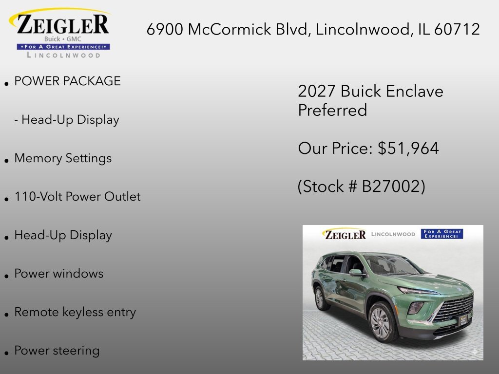 2027 Buick Enclave Preferred - Photo 12
