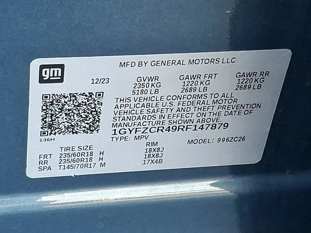 Used 2024 Blue Cadillac Premium Luxury image 26