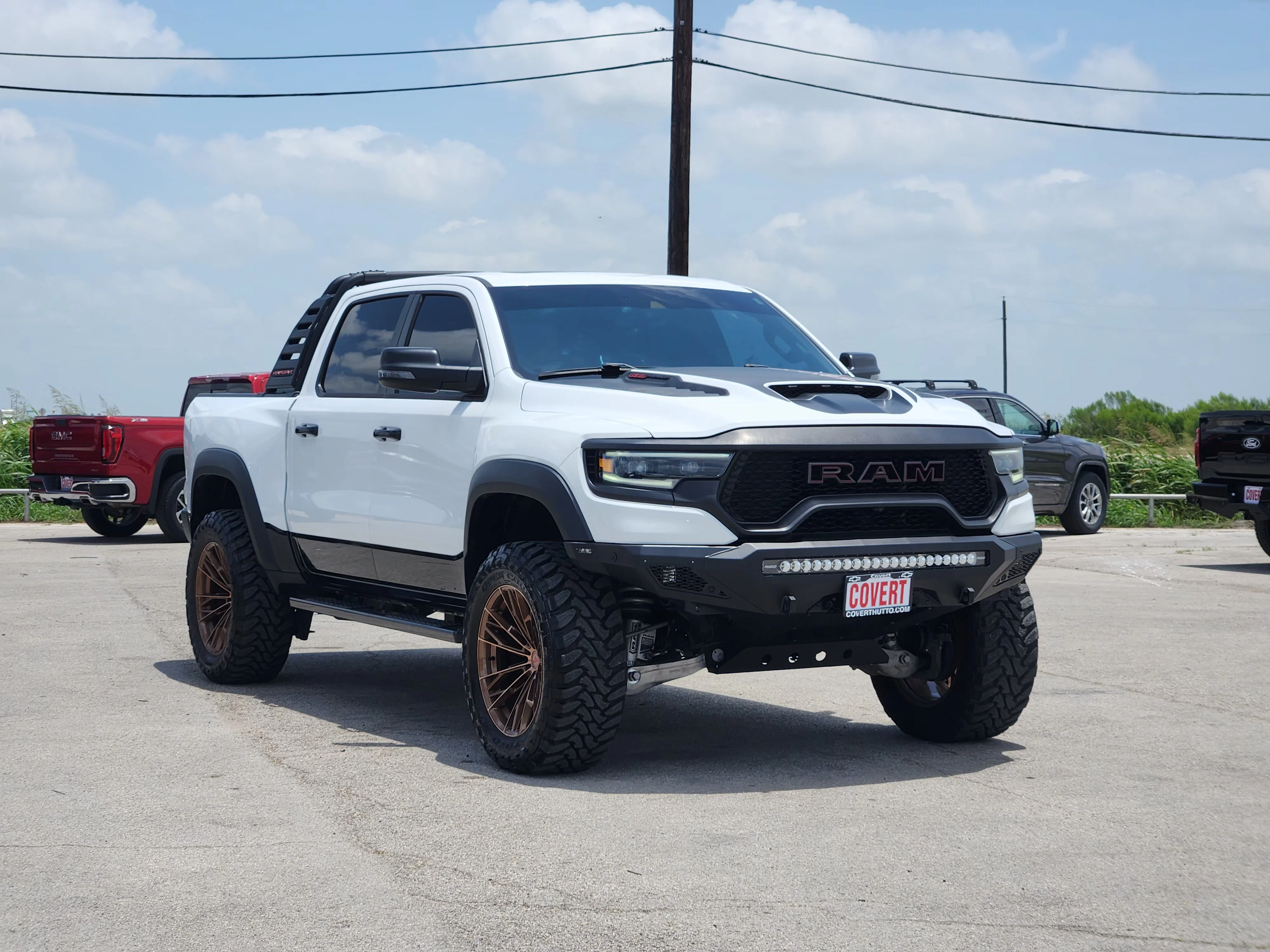 Used 2024 Bright White Clearcoat Ram TRX image 3