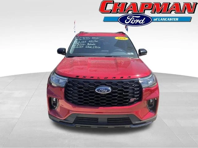 New 2026 Rapid Red Metallic Tinted Clearcoat Ford ST image 2