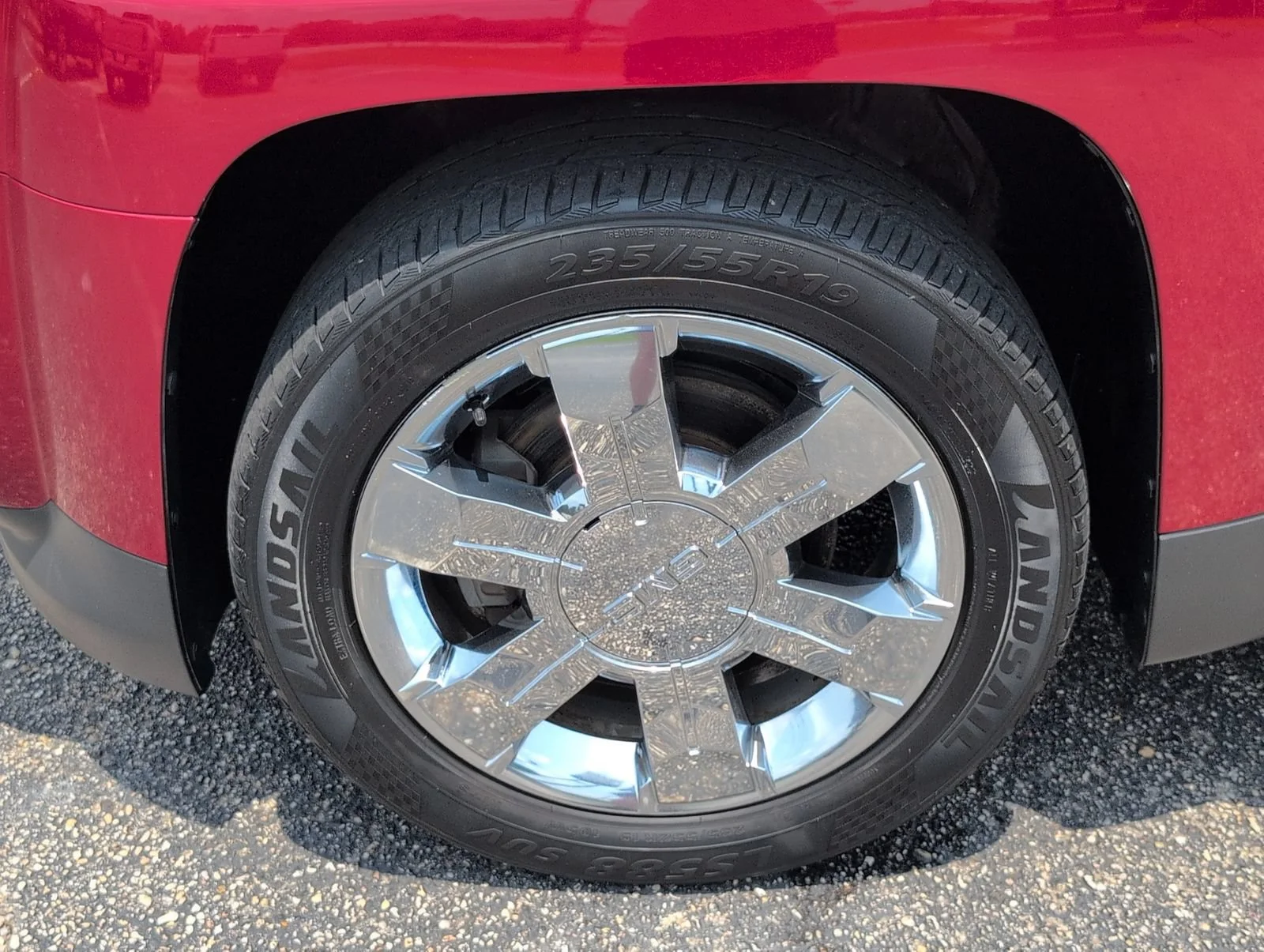 Used 2015 CRYSTAL RED TINTCOAT GMC SLT image 11