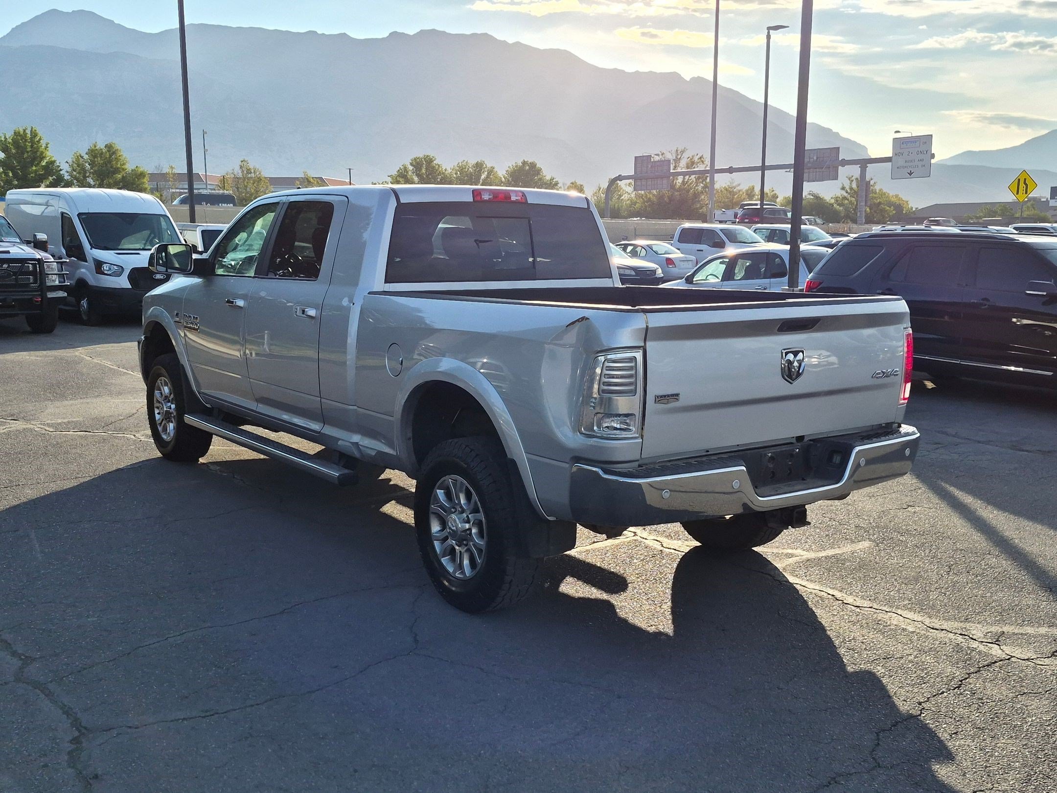 Used 2016 Bright Silver Metallic Clearcoat Ram Laramie image 5