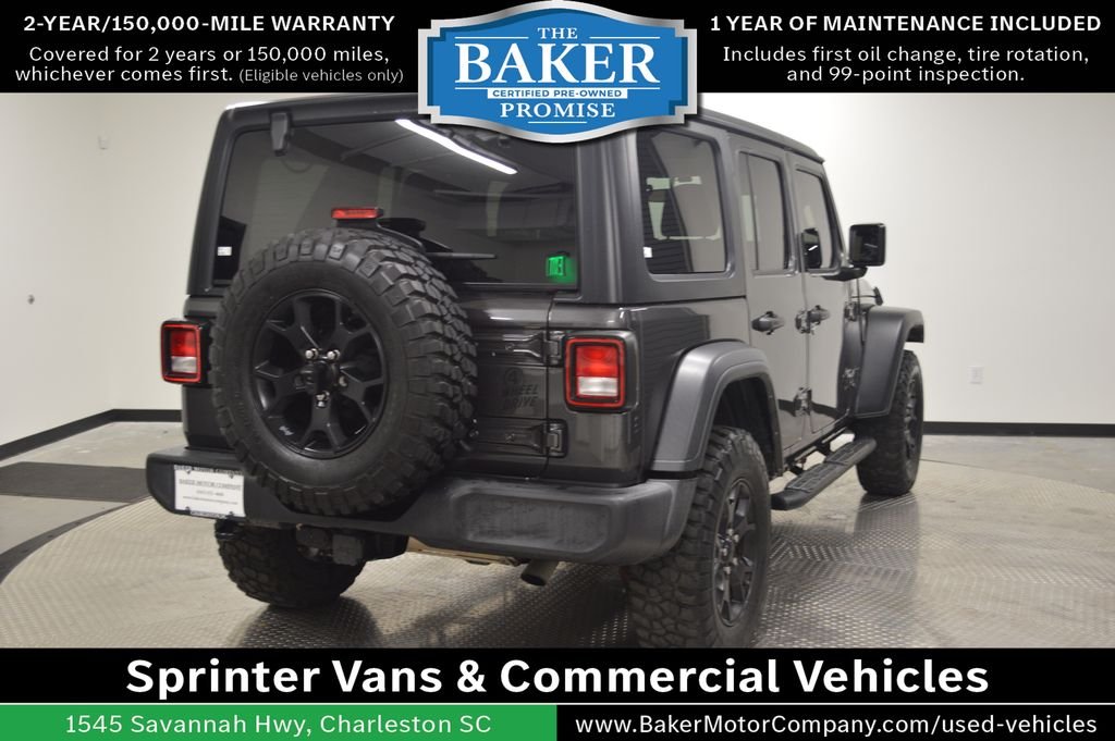 Used 2022 Crystal Metallic Jeep Unlimited Willys image 5