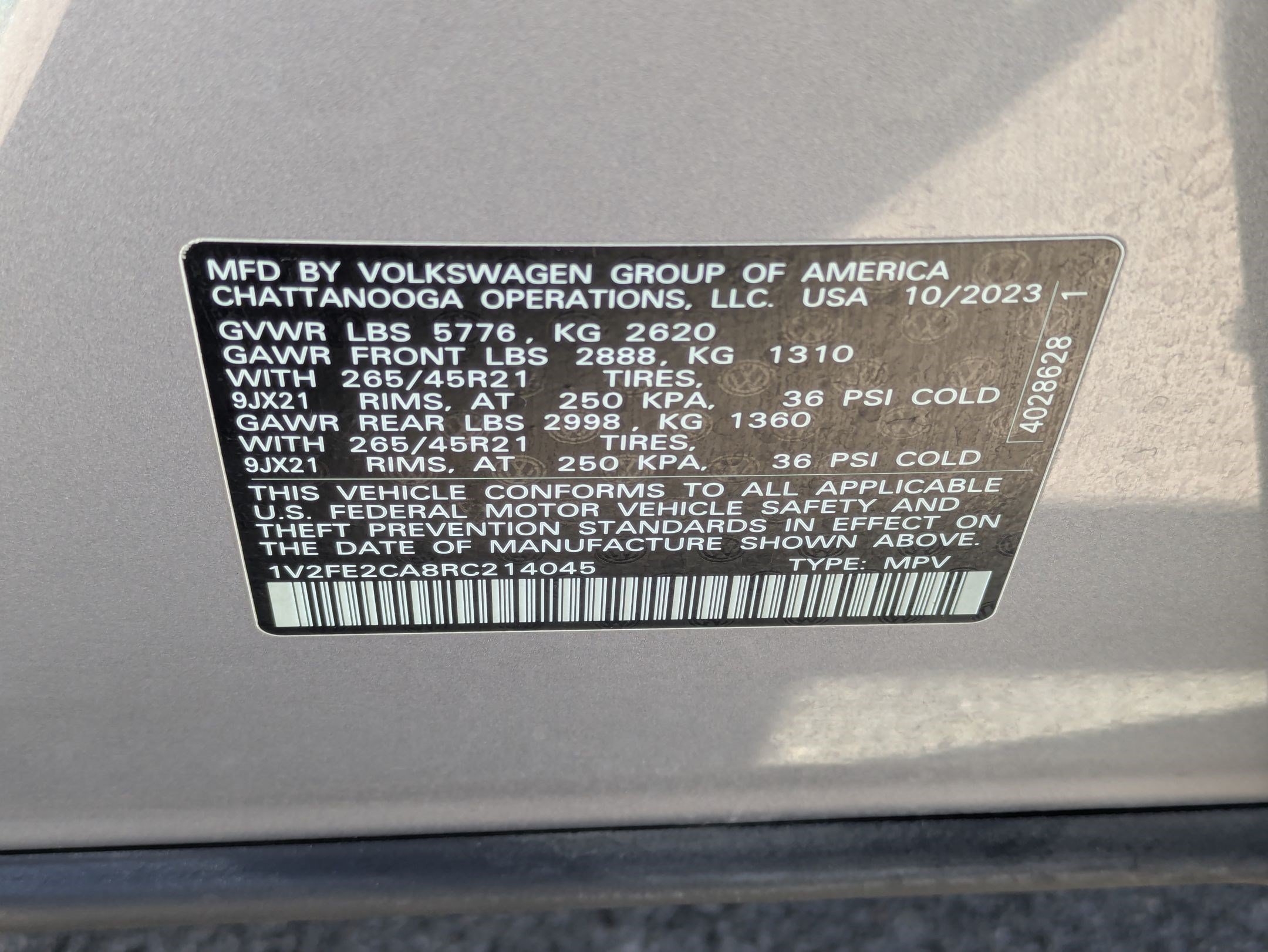Used 2024 Silver Mist Metallic Volkswagen 2.0T SEL Premium R-Line image 36