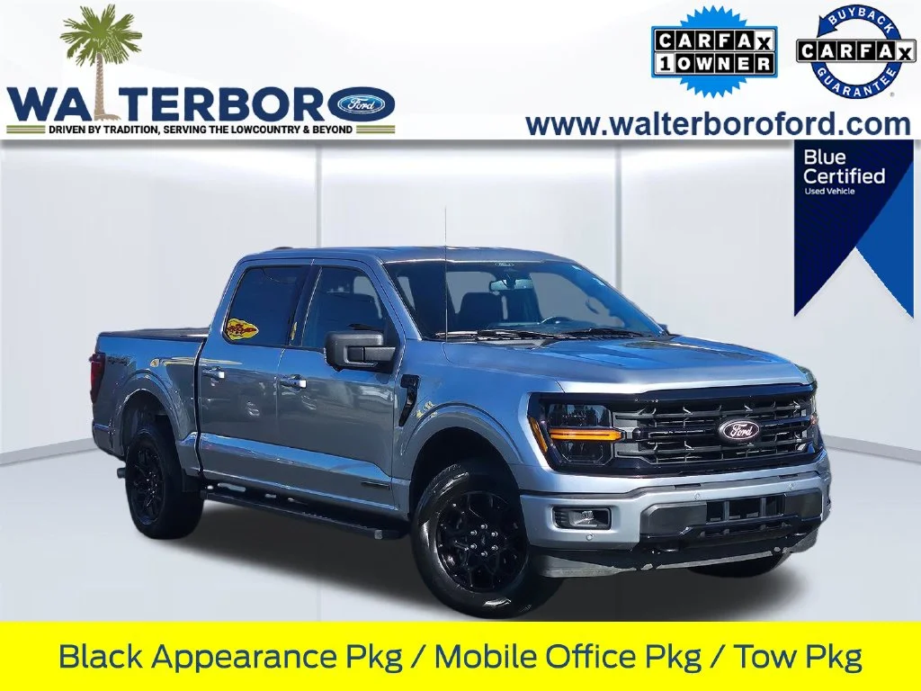 Certified Used 2024 Silver Ford XLT image 1