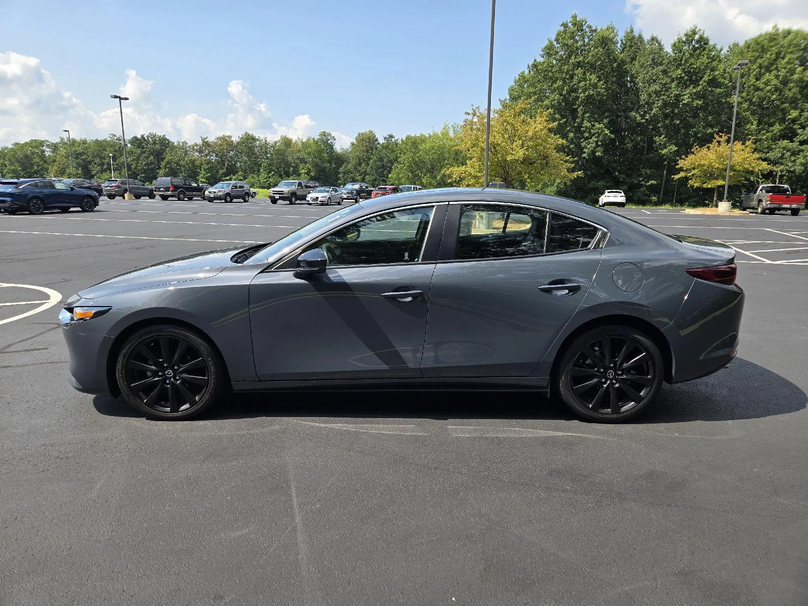 Used 2023 Polymetal Gray Metallic Mazda 2.5 S Carbon Edition image 5