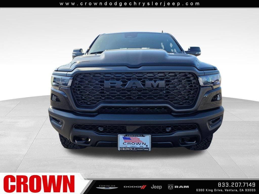 New 2026 Diamond Black Crystal Pearl-Coat Exterior Paint RAM Rebel image 2