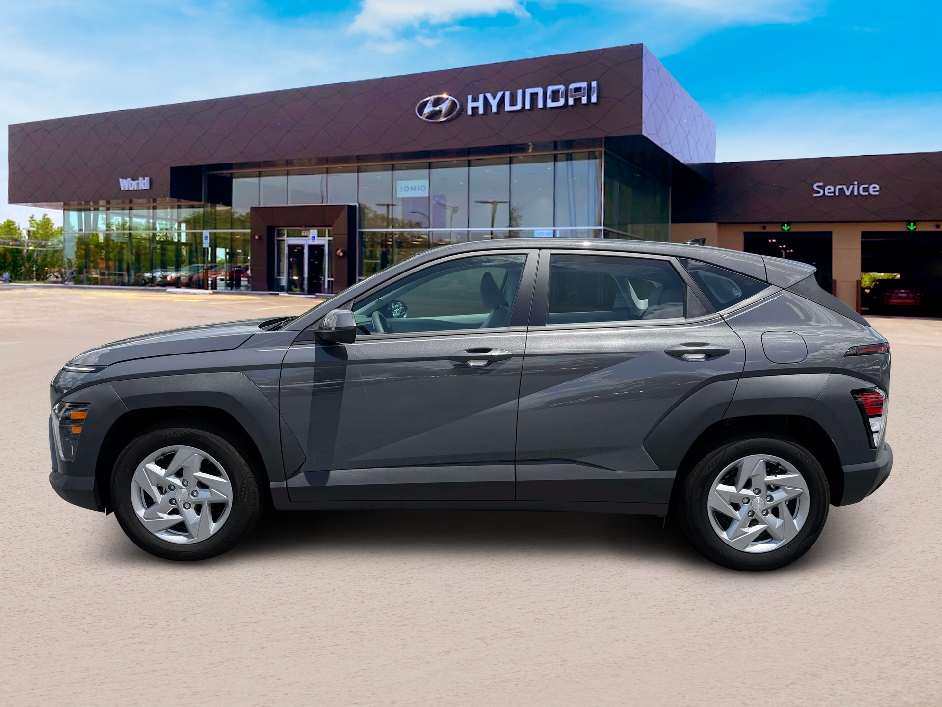 New 2027 Ecotronic Gray Pearl Hyundai SE FWD image 3
