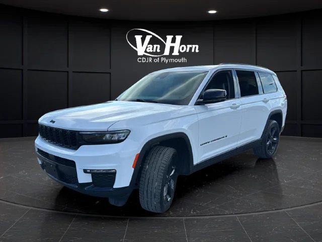 Used 2024 Bright White Clearcoat Jeep Limited image 3