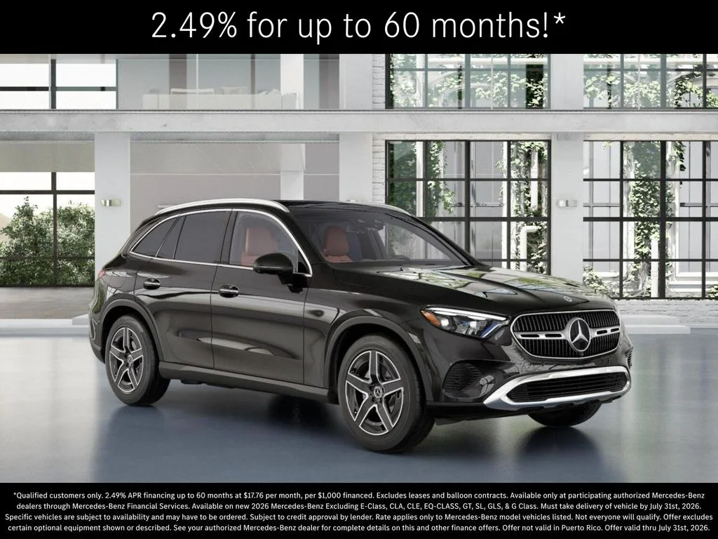 New 2026 Obsidian Black Metallic Mercedes-Benz GLC 300 image 11