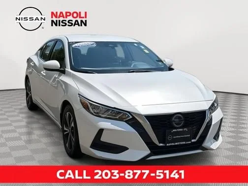 Certified Used 2023 White Nissan SV image 1