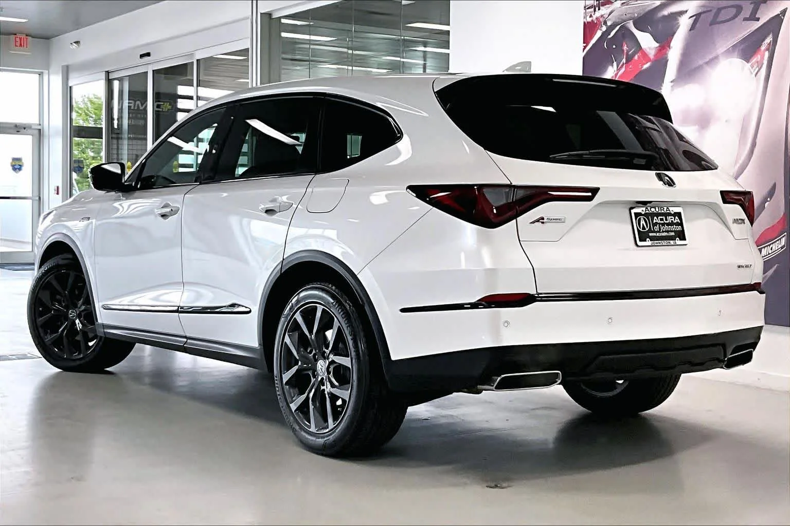 Used 2023 Platinum White Pearl Acura SH-AWD with A-Spec Package image 4