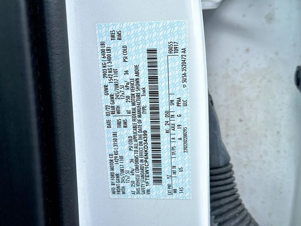 Used 2022 White Ford XLT image 6