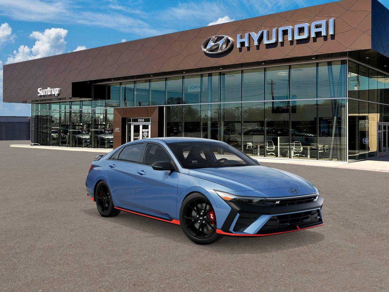 New 2026 Performance Blue Hyundai Sedan image 2