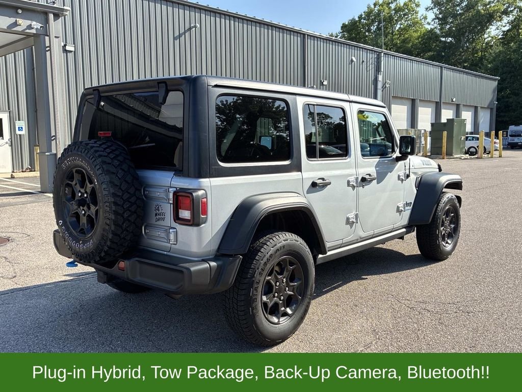 Used 2023 Silver Jeep Willys 4xe image 7