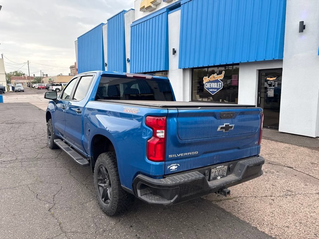 Used 2022 GLACIER BLUE METALLIC Chevrolet LT Trail Boss image 13