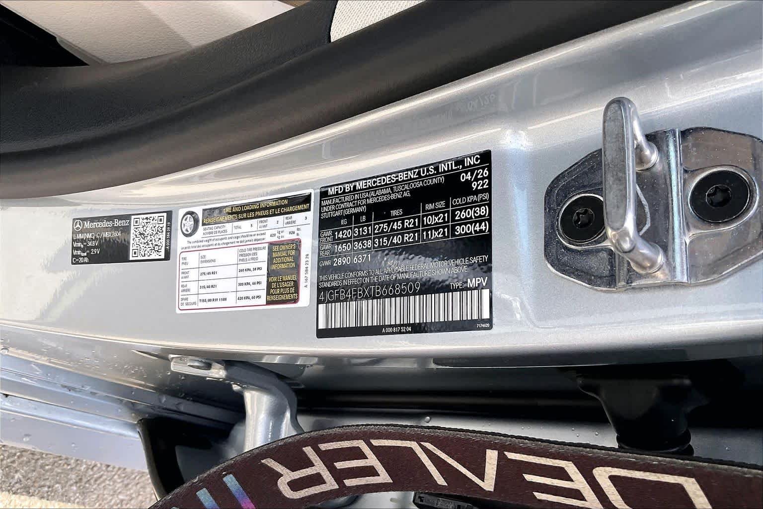 New 2026 Cirrus Silver Metallic Mercedes-Benz GLE 350 image 12