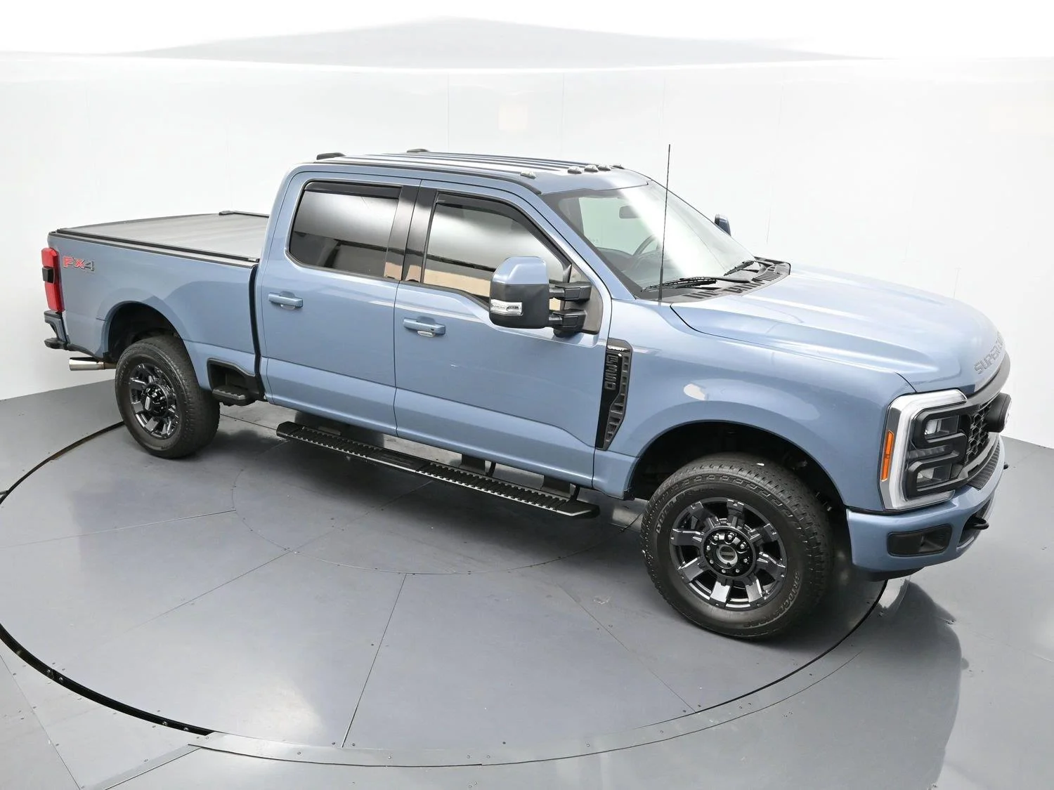 Used 2023 Azure Gray Metallic Tri-Coat Ford Lariat image 41