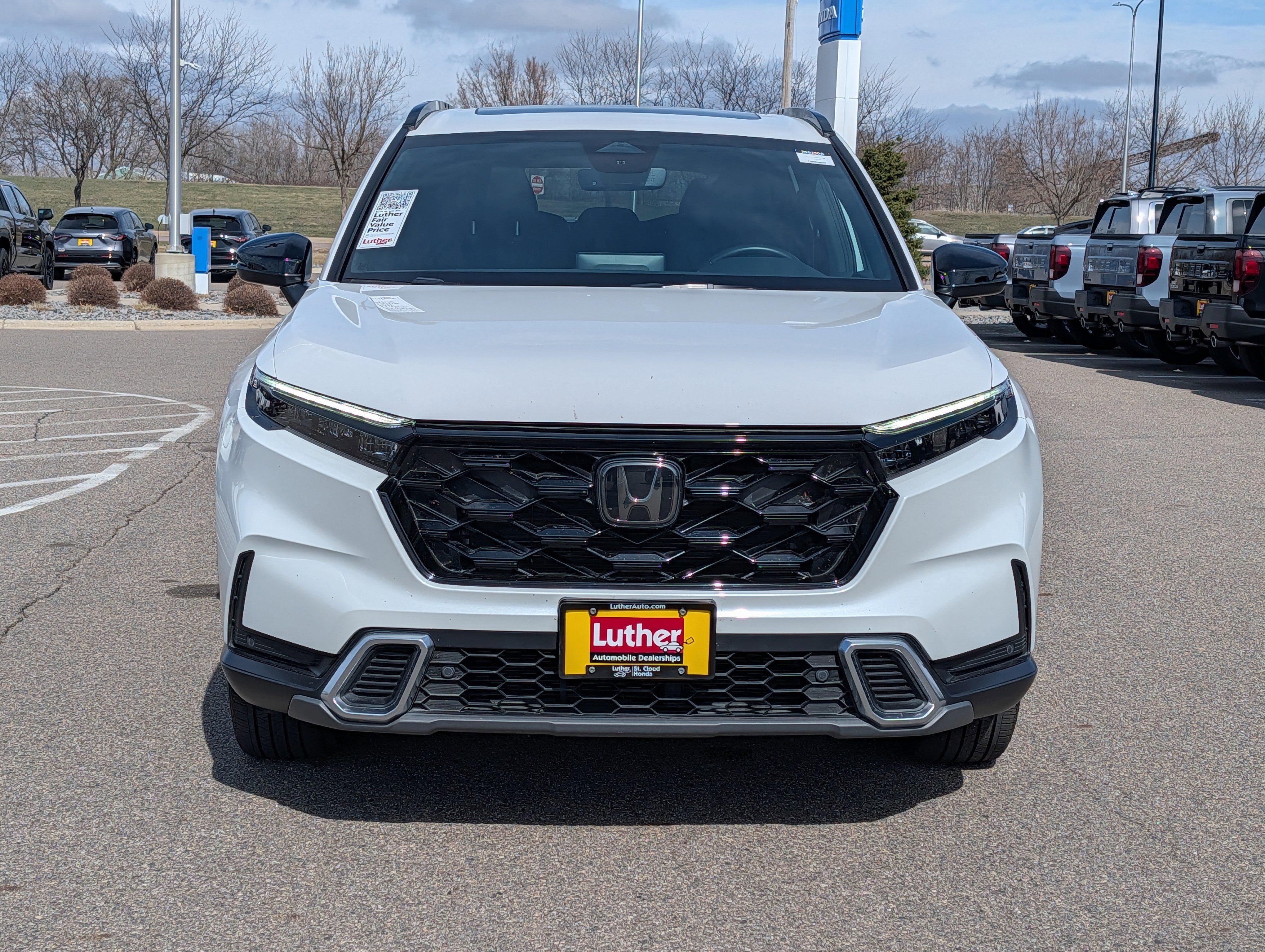 Used 2025 Honda CR-V Sport Touring with VIN 2HKRS6H9XSH806571 for sale in Waite Park, Minnesota