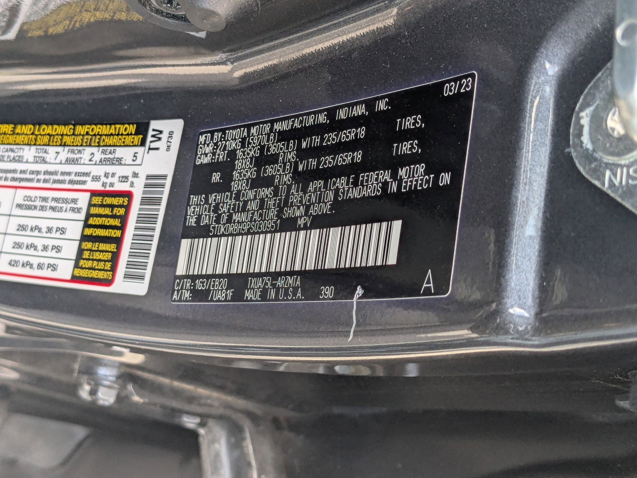 Used 2023 Magnetic Gray Metallic Toyota XLE image 31