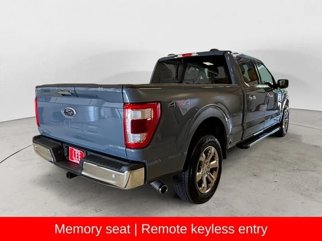 Used 2023 Azure Gray Metallic Ford Lariat image 6