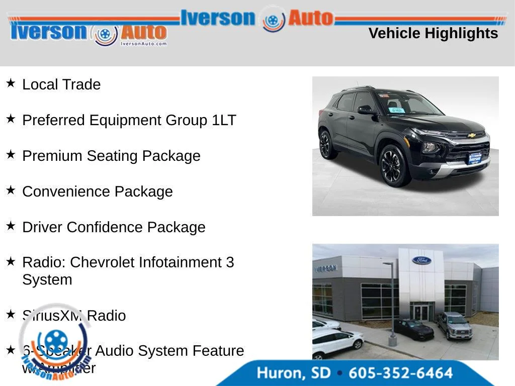 Used 2022 Mosaic Black Metallic Chevrolet LT image 2