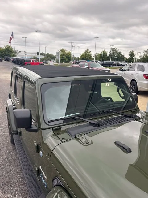 Used 2024 Green Jeep Sahara 4xe image 2