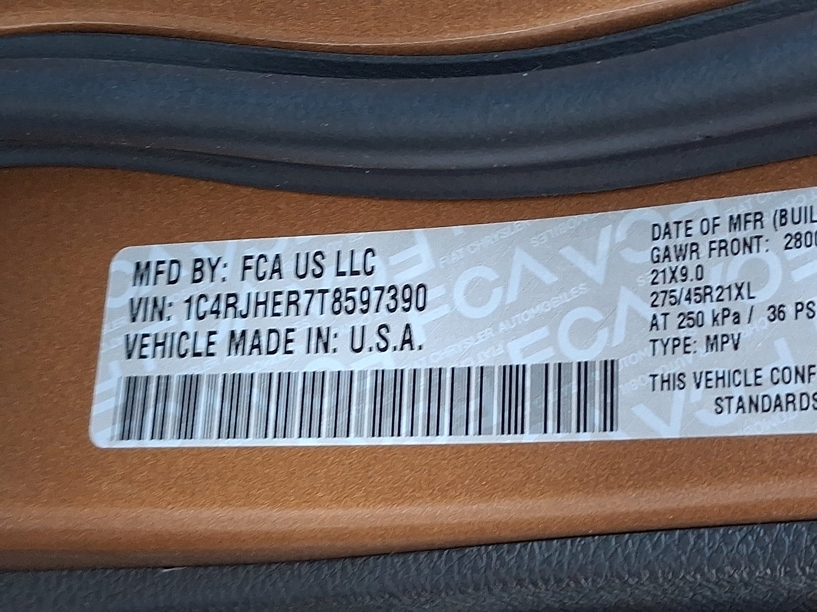 New 2026 Copper Shino Metallic Clear-Coat Exterior Paint Jeep Summit 4x4 image 17