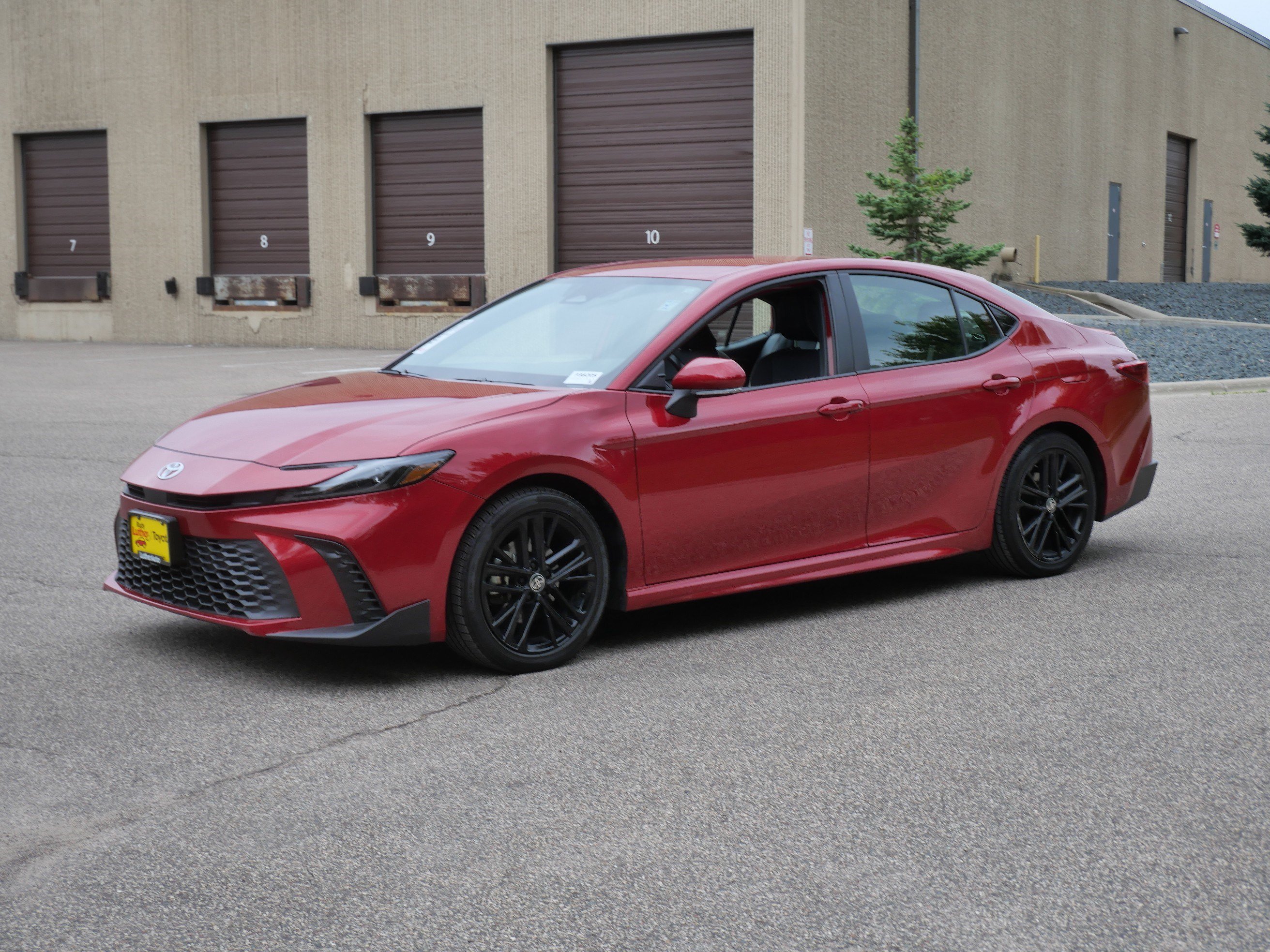 Certified Used 2025 Supersonic Red Toyota SE image 3