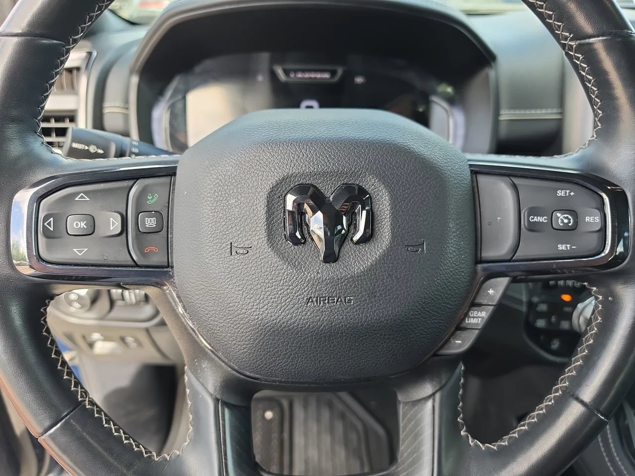 Used 2024 Patriot Blue Pearlcoat Ram Limited image 32