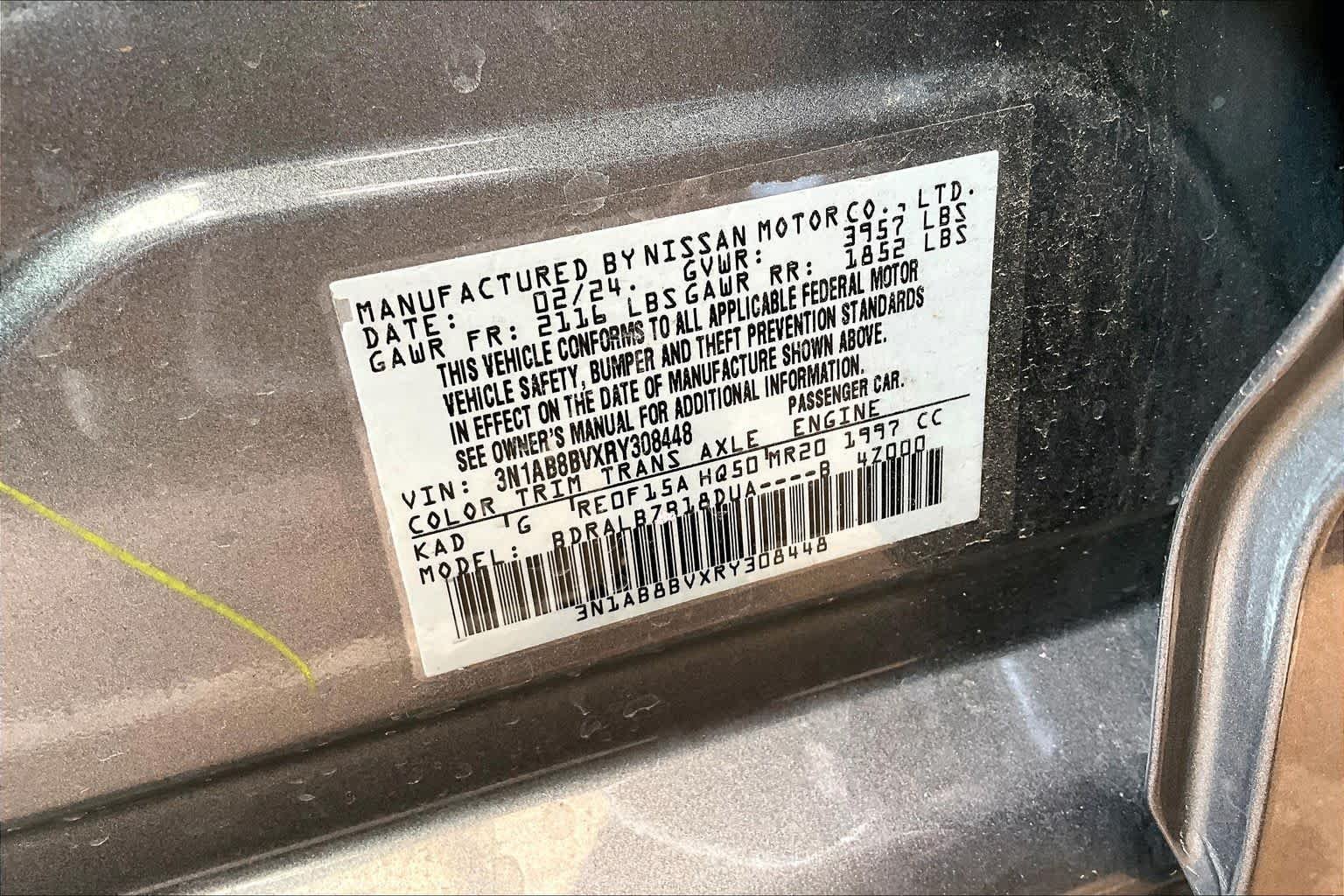 Used 2024 Gun Metallic Nissan S image 35