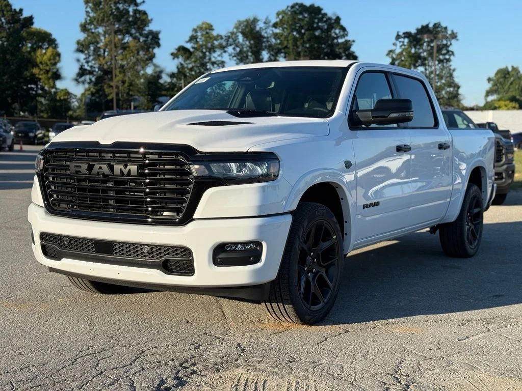 New 2027 Bright White Clear-Coat Exterior Paint RAM Laramie image 2