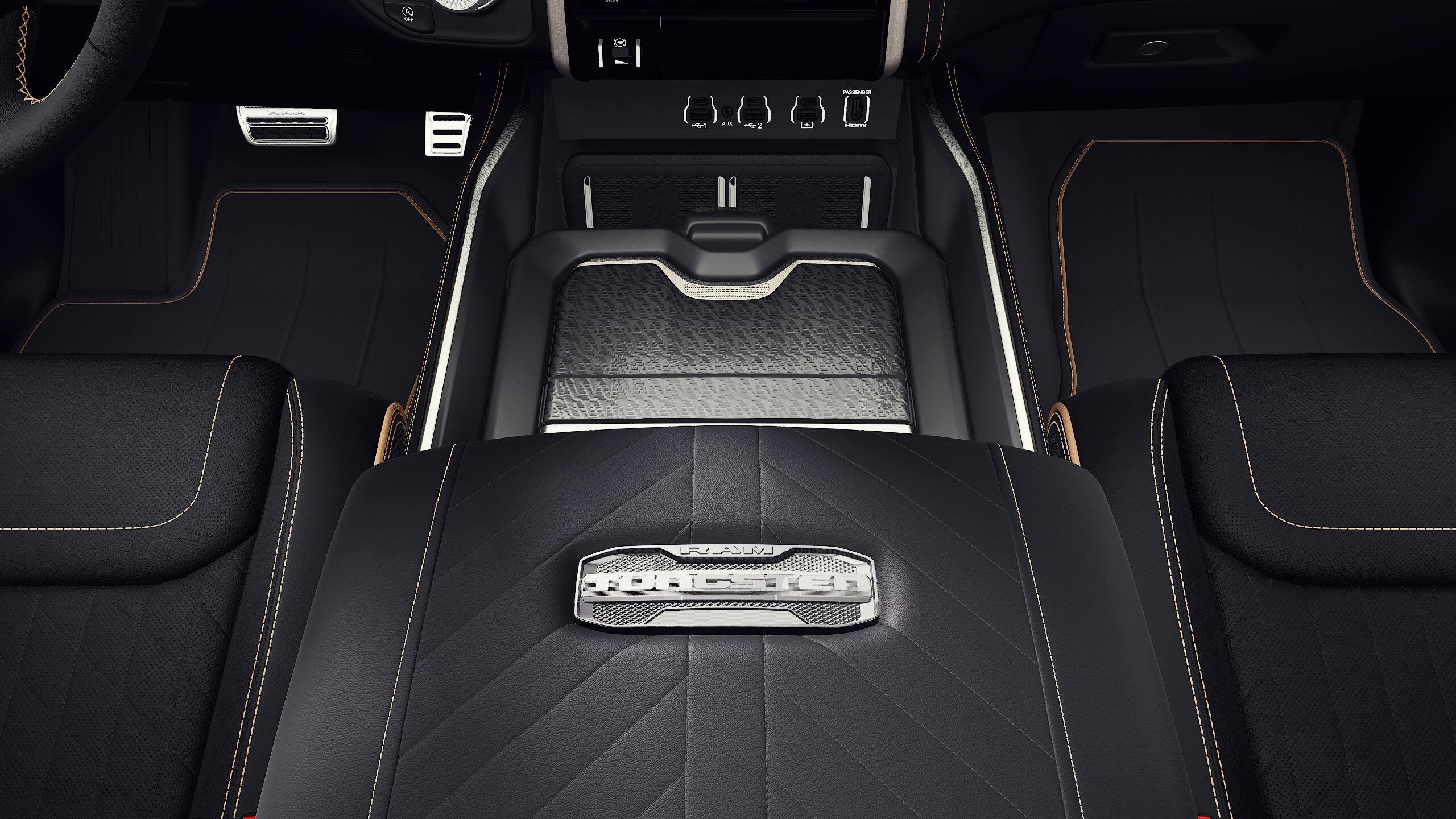 New 2027 Diamond Black Crystal Pearl-Coat Exterior Paint RAM  image 4