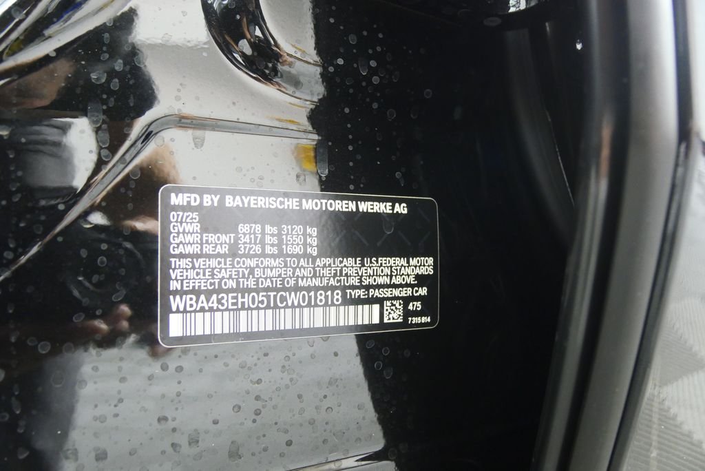 Used 2026 Black Sapphire Metallic BMW 750e xDrive image 26