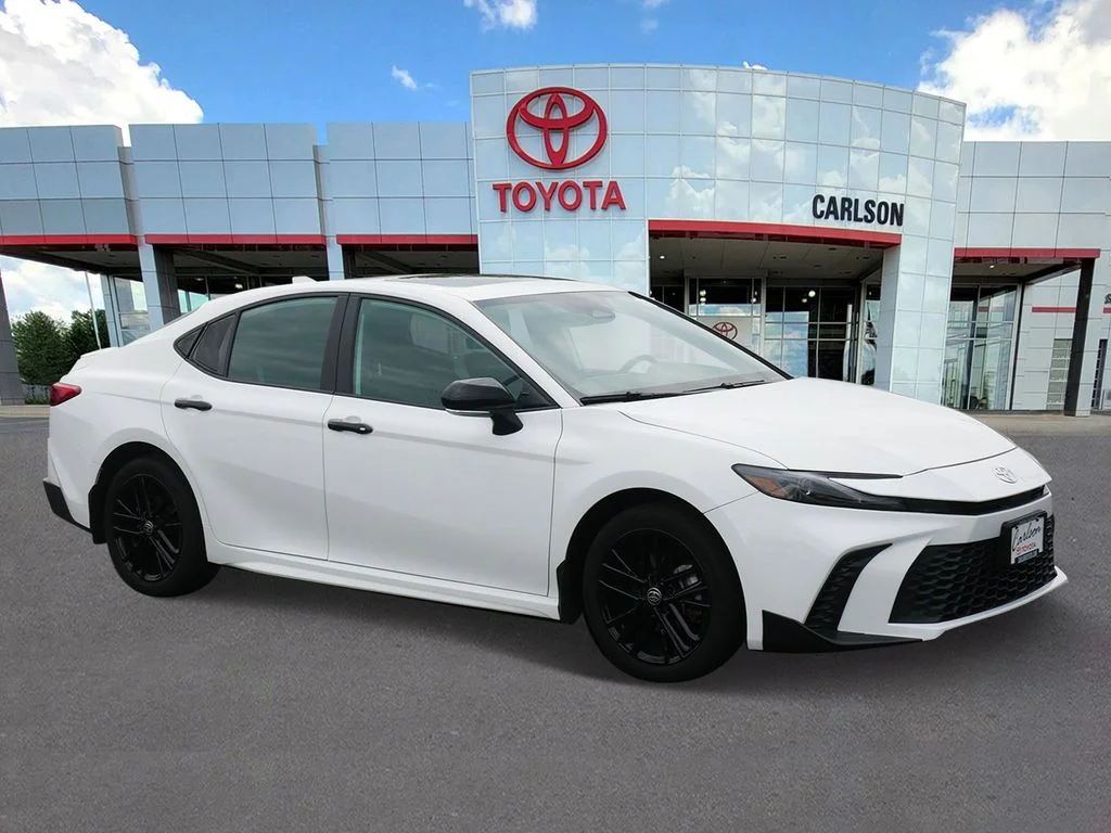 Used 2025 White Toyota SE image 2