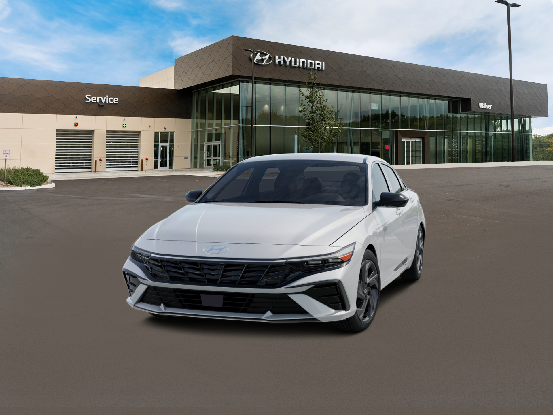 New 2026 Serenity White Hyundai SEL Sport Plus Sedan FWD image 8