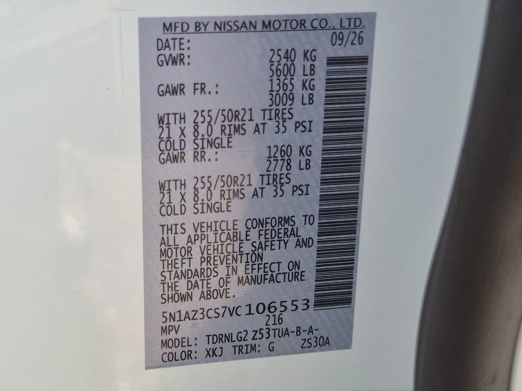 New 2027 White Nissan Dark Armor image 35