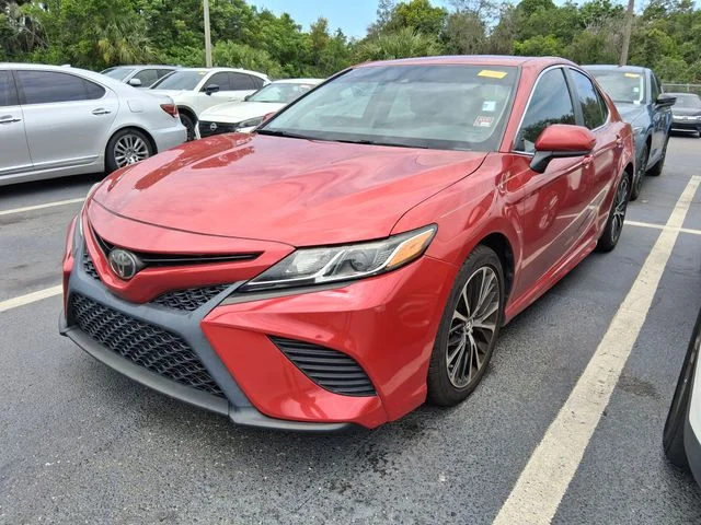 Used 2019 Red Toyota SE image 2