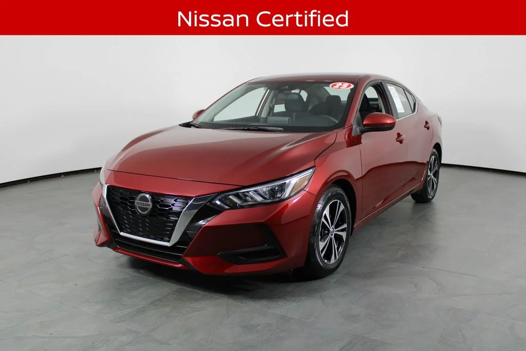 Certified Used 2023 Red Nissan SV image 2
