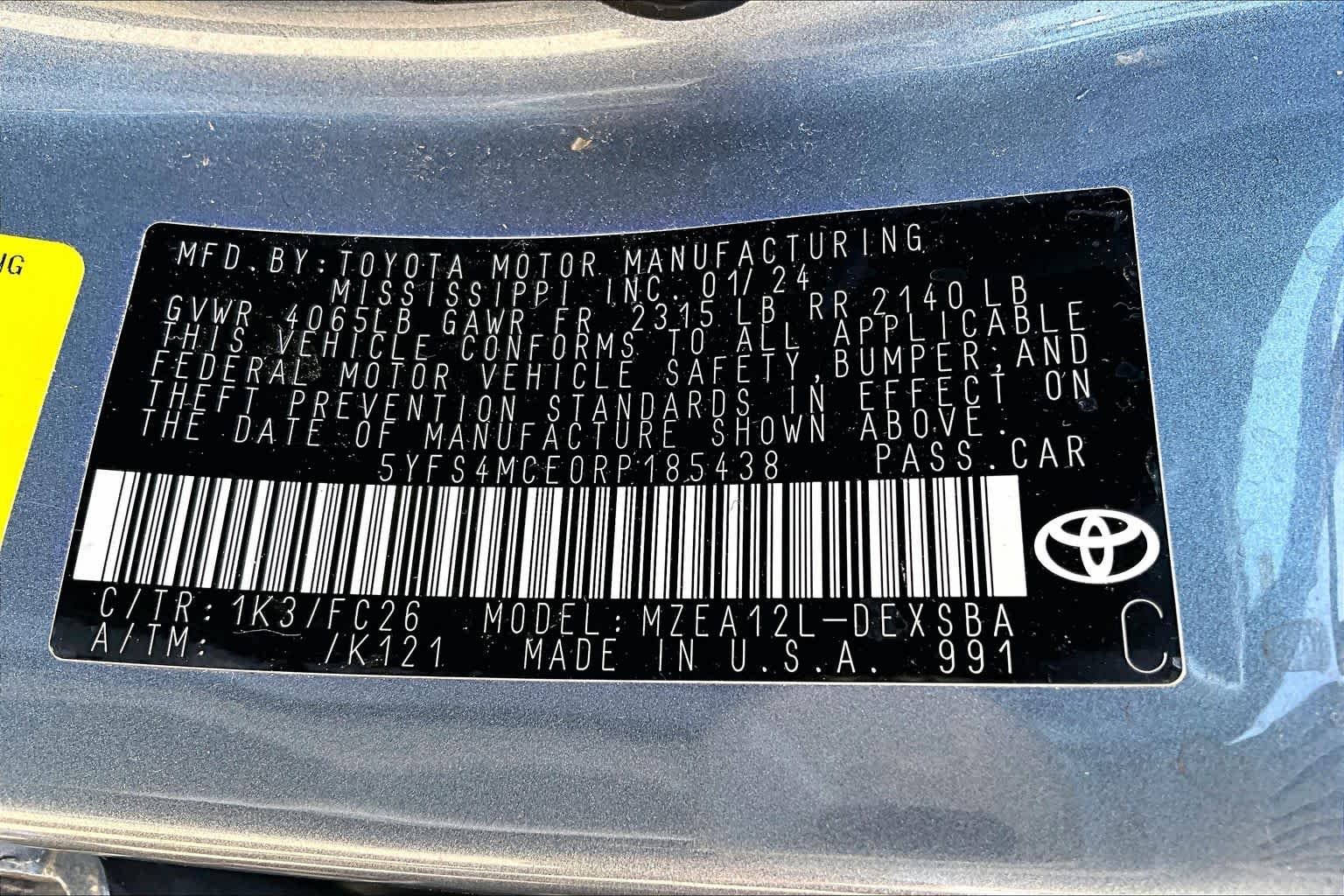 Certified Used 2024 Celestite Toyota SE image 34