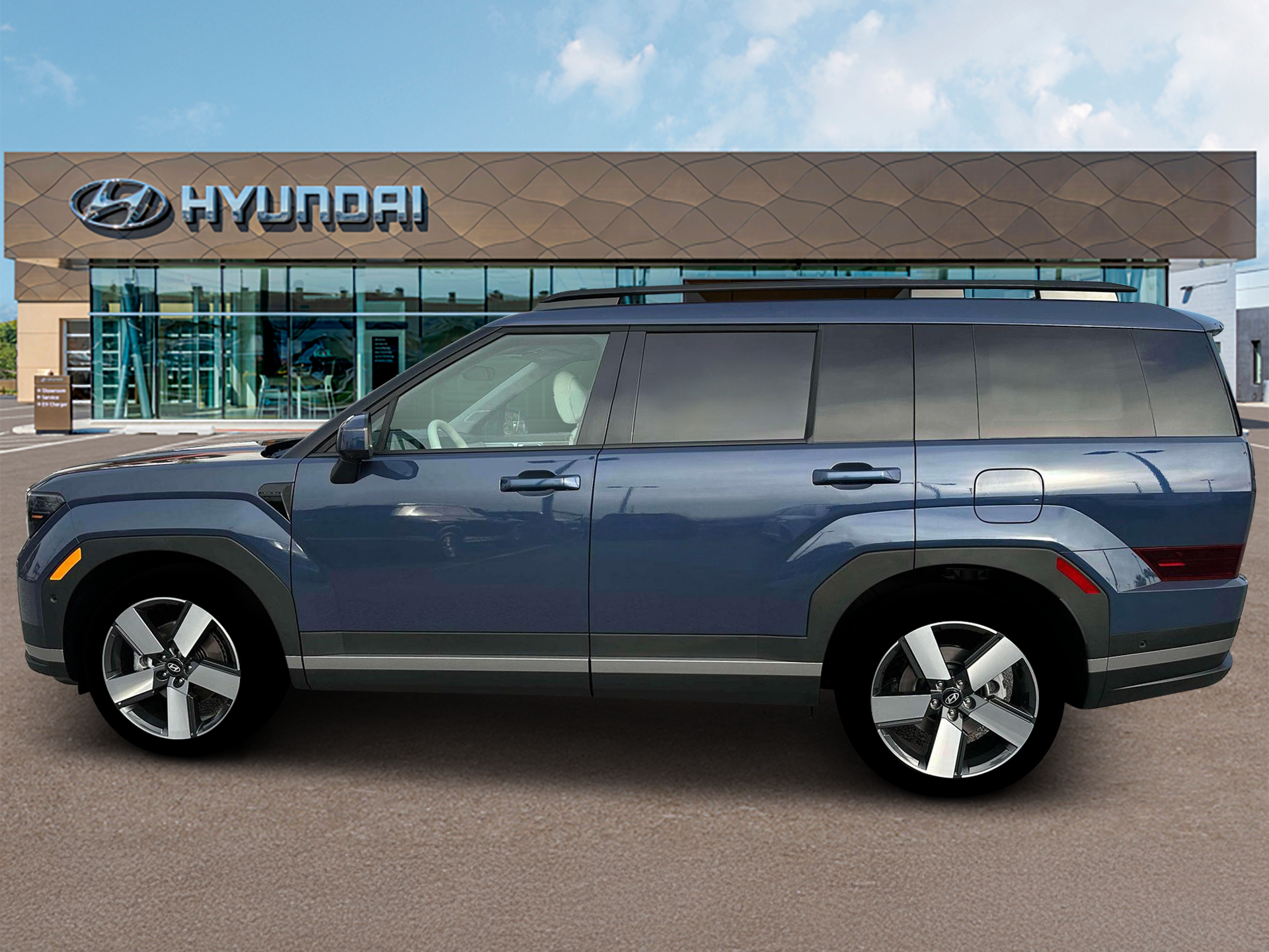 New 2026 Atlantis Blue Hyundai Limited FWD image 3