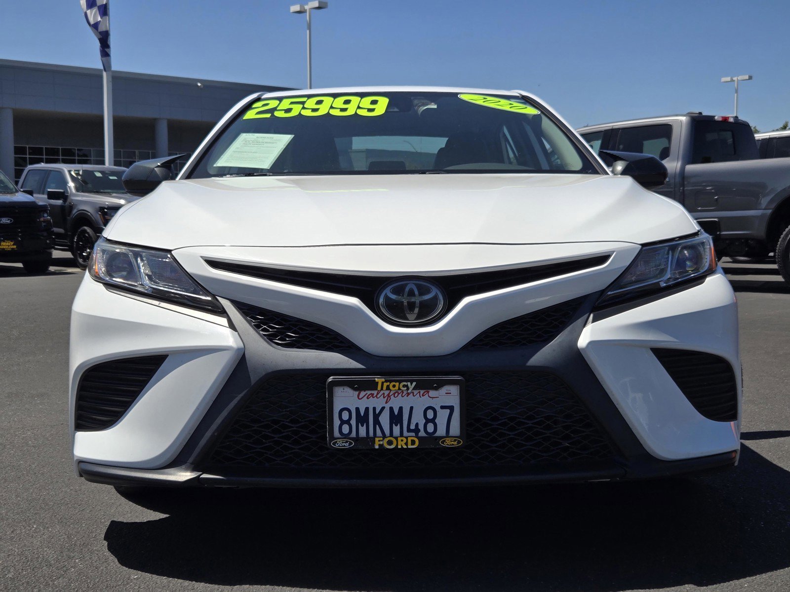 Certified Used 2020 White Toyota  image 2