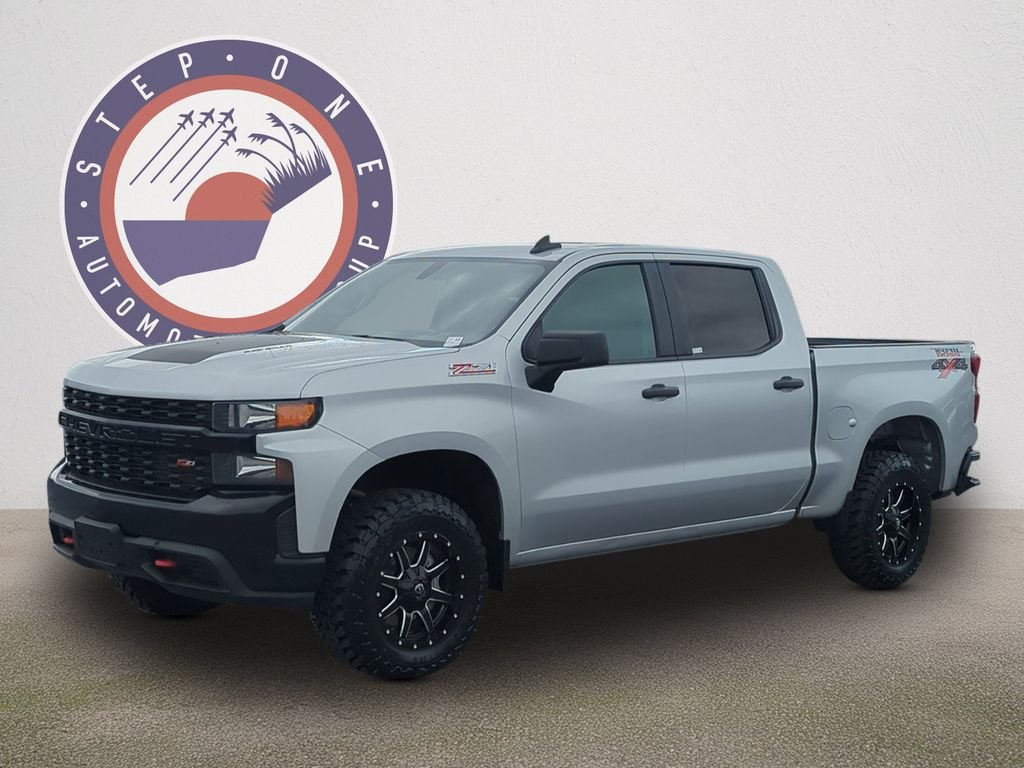 Used 2021 Silver Chevrolet Custom Trail Boss image 1