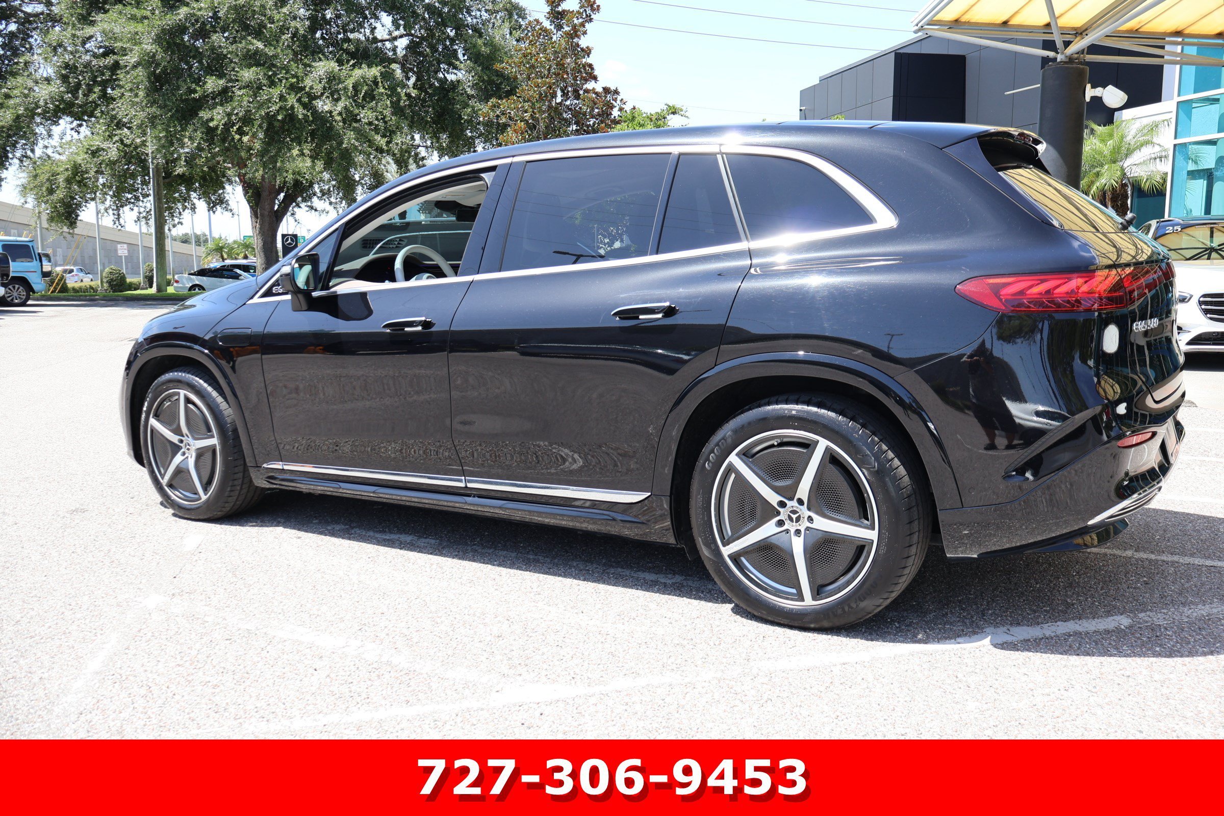 Certified Used 2023 Obsidian Black Metallic Mercedes-Benz EQS 580 image 7