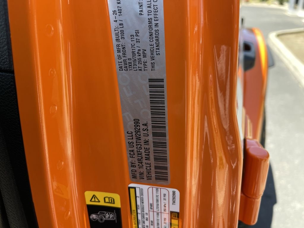 New 2026 Joose Exterior Paint Jeep Rubicon X image 30