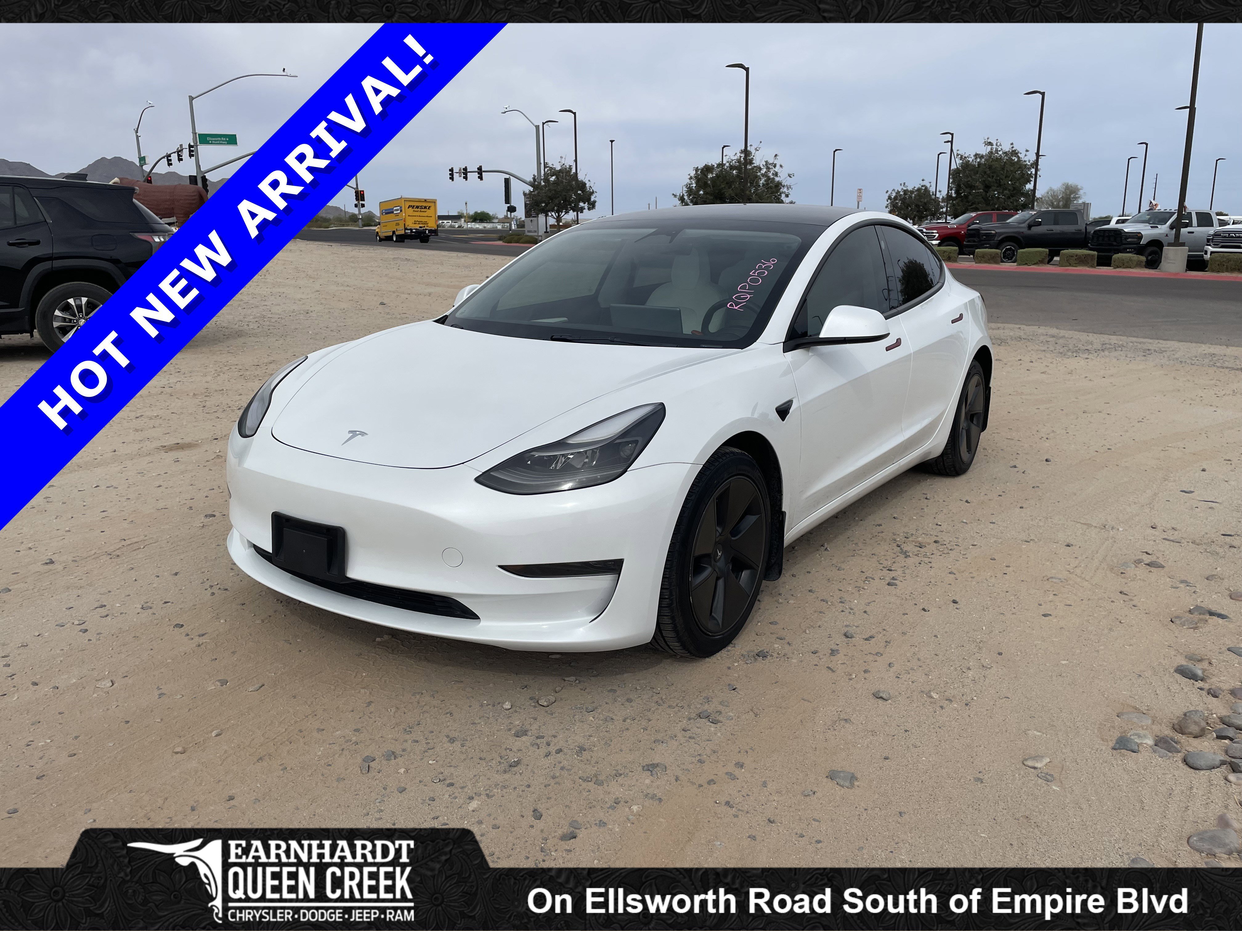 Used 2023 Tesla Model 3 Base with VIN 5YJ3E1EA3PF451103 for sale in Queen Creek, AZ