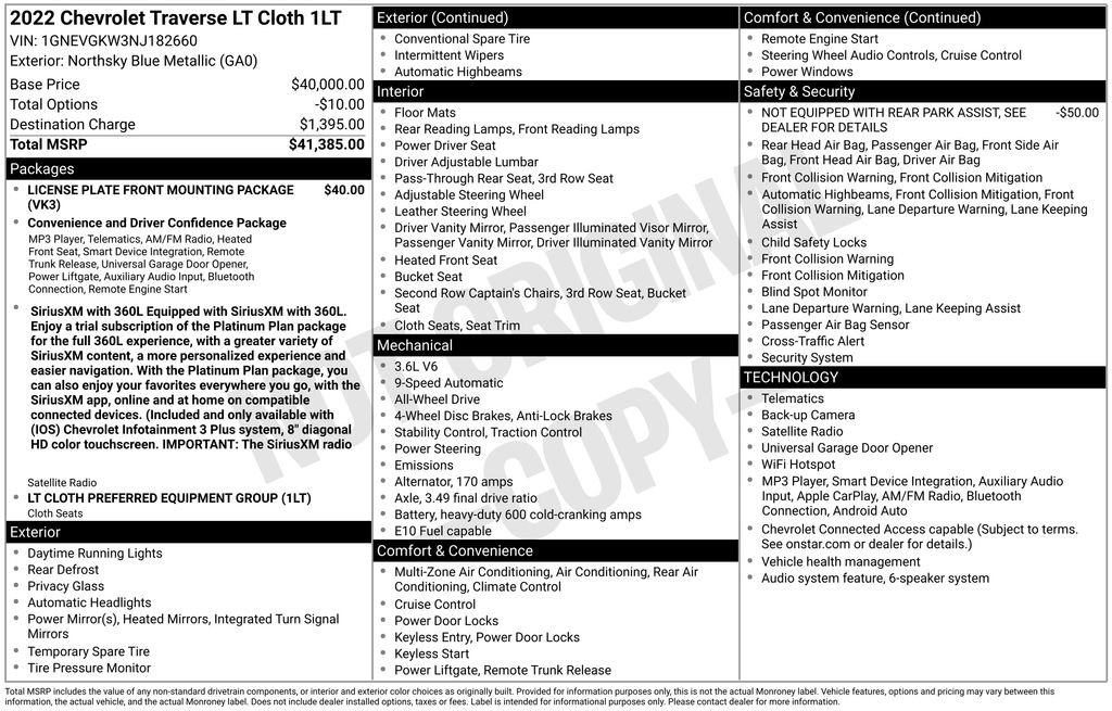 Used 2022 Blue Chevrolet LT image 26